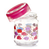 Glass Food Jar Pink 200 ml