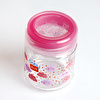 Glass Food Jar Pink 200 ml