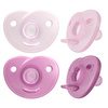 Ultra Air Baby Girl Pacifier 0-6 m 2 pcs - Patterned