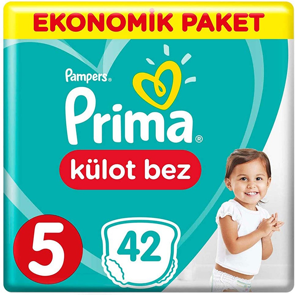 Külot Bebek Bezi 5 Beden Junior Ekonomik Paket 12-17 kg 42 Adet