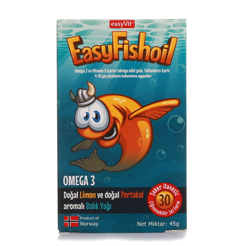 Easyfishoil Omega 3 Cignenebilir 30 Jel Ebebek