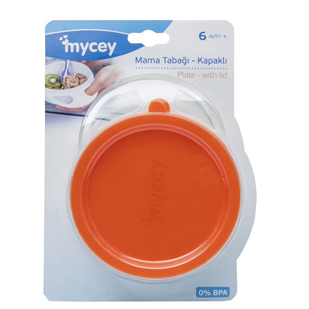 Mycey Rahat Kavrama Ergonomik Kapakli Bebek Mama Tabagi