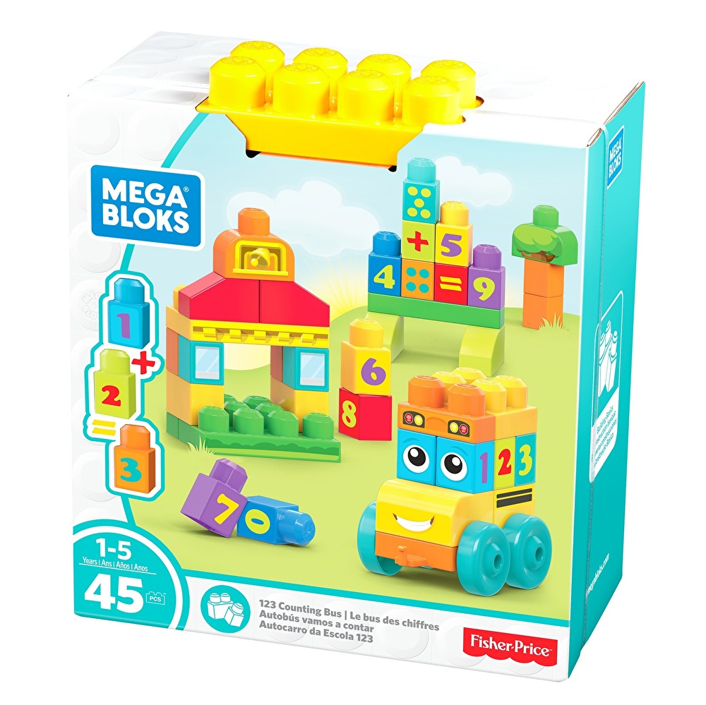 mega bloks counting bus