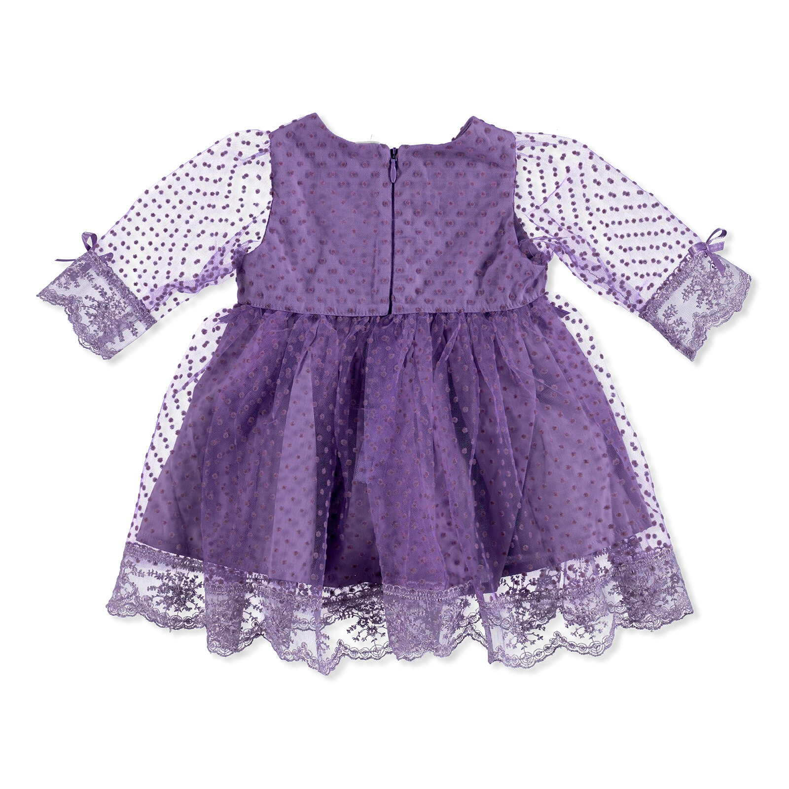 Bestido Yaz Kız Bebek Mevlüt Kıyafeti Uzun Kol Bebe Yaka