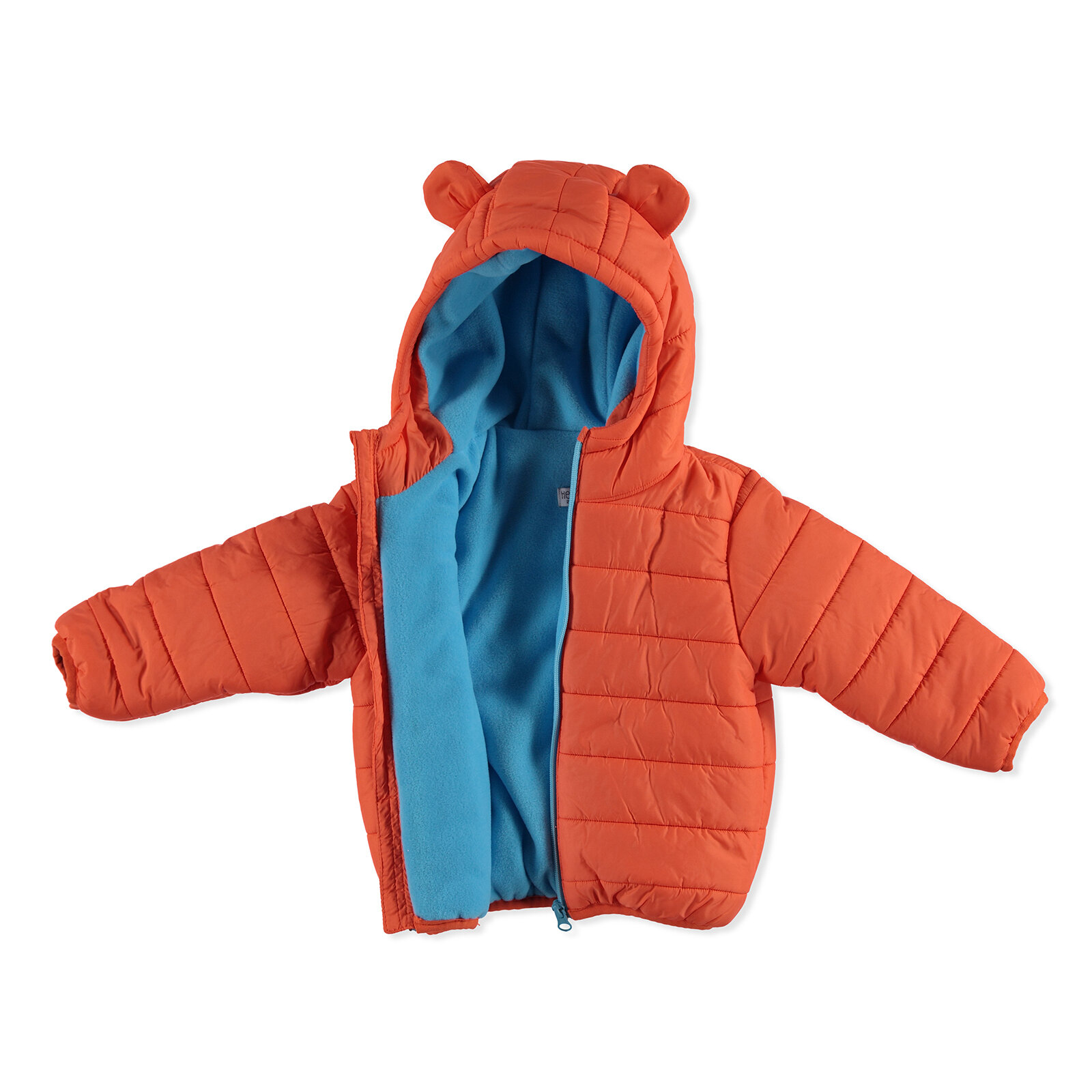 hellobaby kis erkek bebek basic kulakli kapusonlu mont ebebek