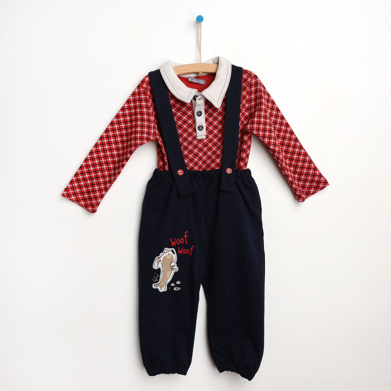 Bambaki Bebek Havali Kopekler Salopet Sweatshirt