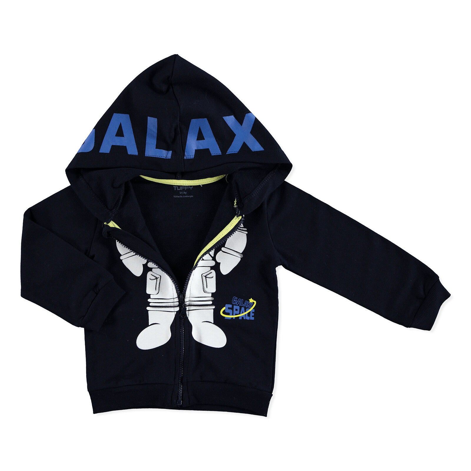 Tuffy Space Kapusonlu Bebek Sweatshirt Ebebek