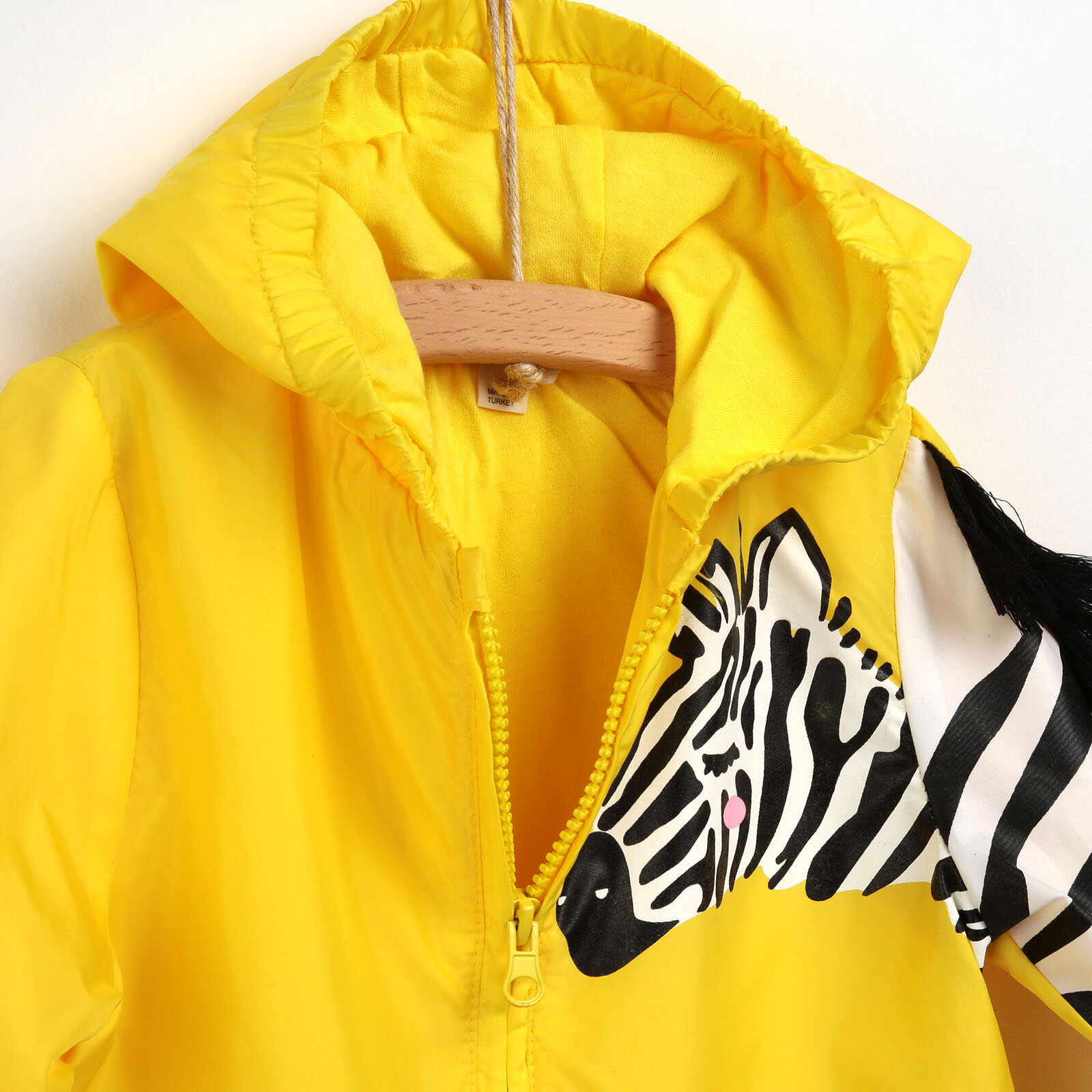 midimod zebra baskili yagmurluk ebebek
