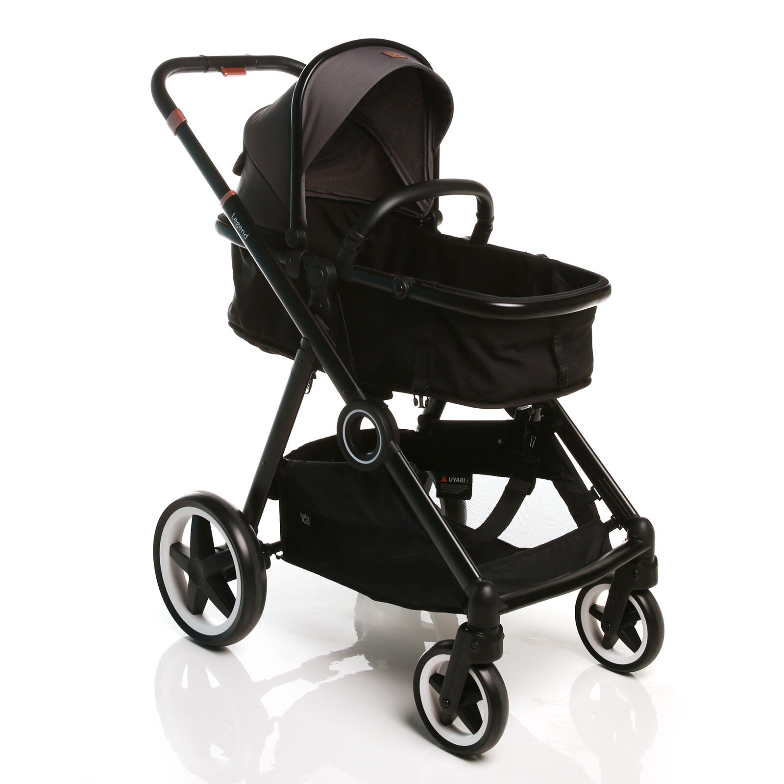 baby plus Legend Pro Travel Sistem Bebek Arabası Gri