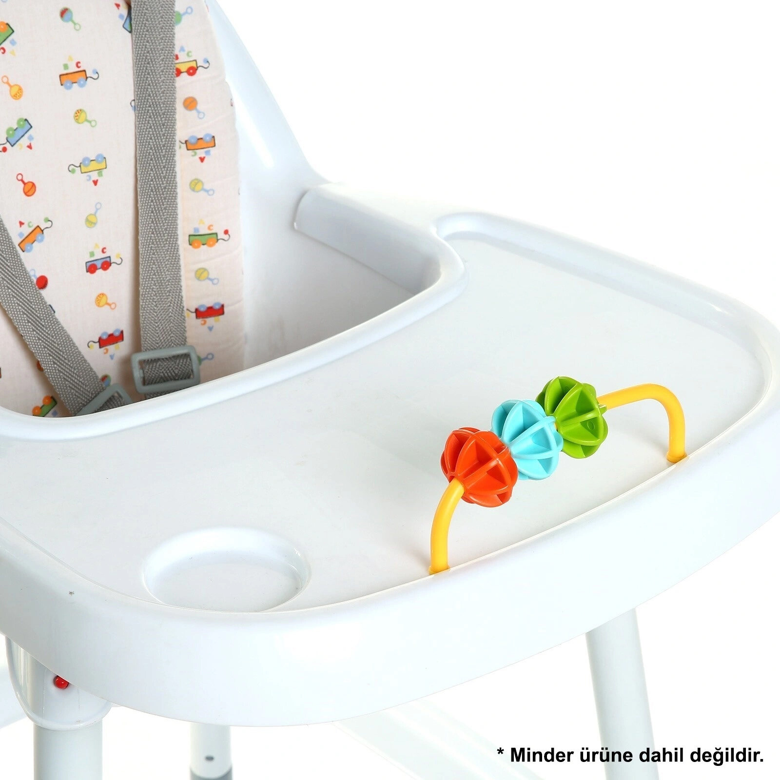 baby plus diny oyuncakli ayakli bebek mama sandalyesi
