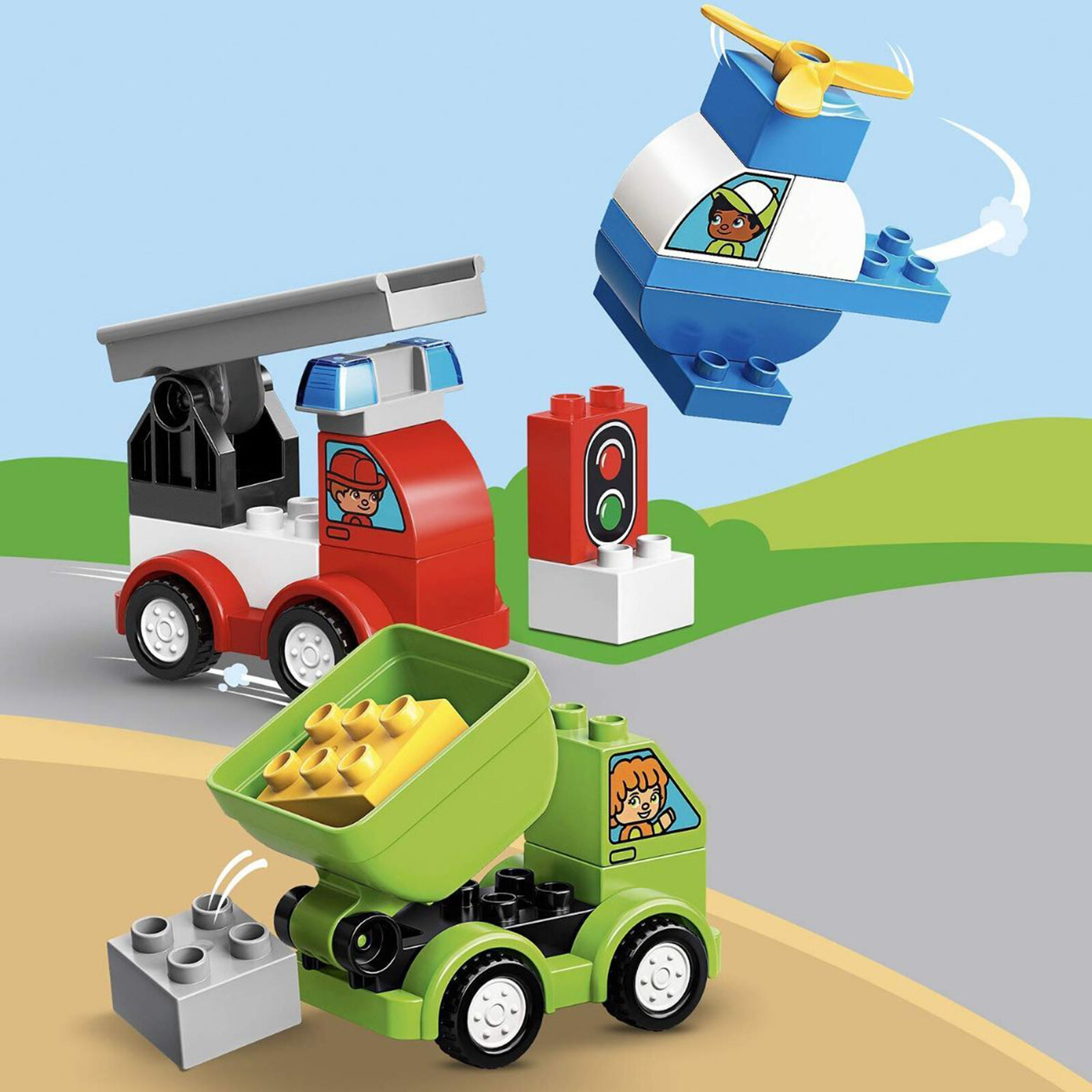 lego duplo 10886 ilk araba tasarimlarim