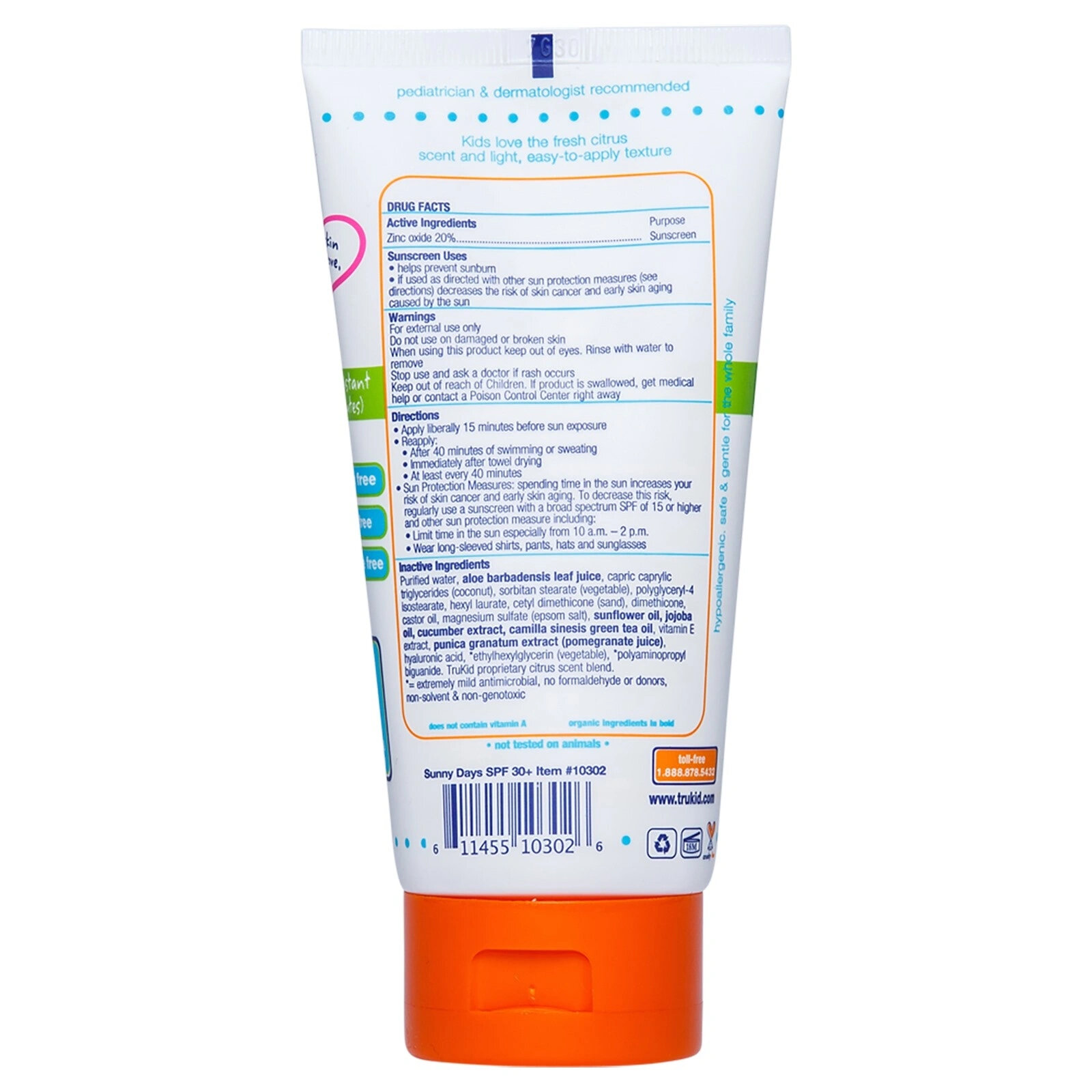 trukid sunny days daily spf 30 100 ml 100 dogal gunes kremi