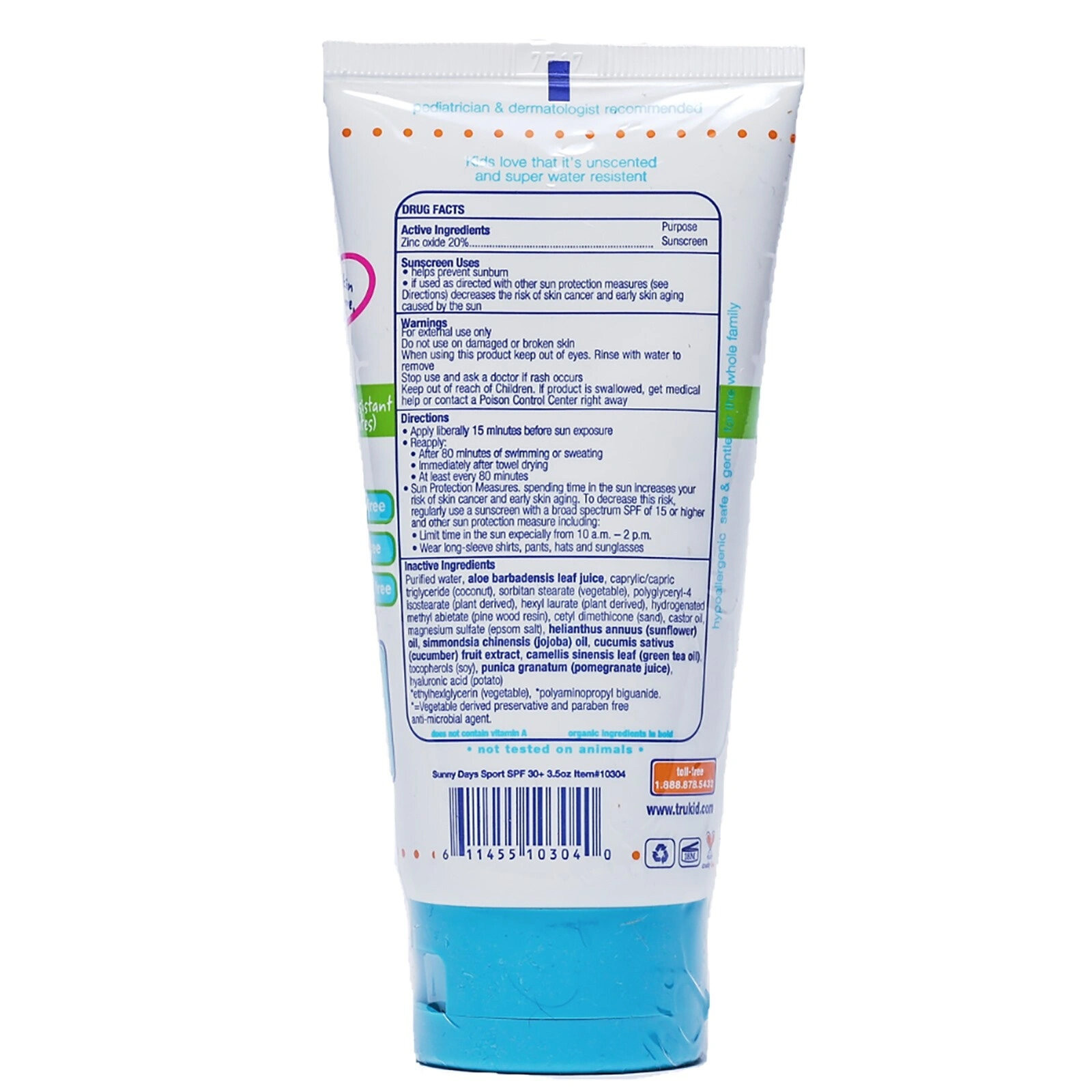 trukid sunny days sport spf 30 100 ml 100 dogal gunes kremi