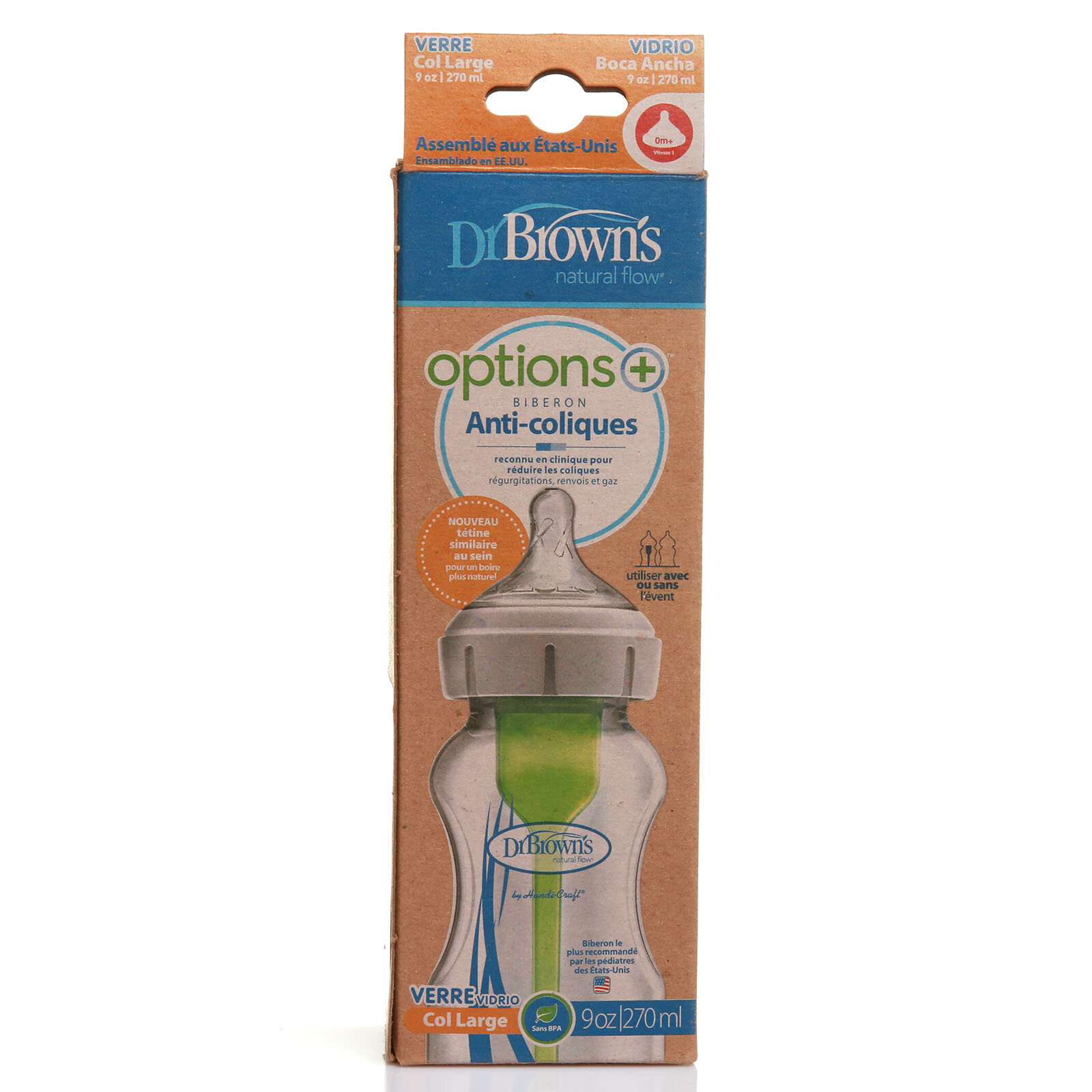 Dr Browns Genis Agiz Options Cam Biberon 270 Ml Ebebek