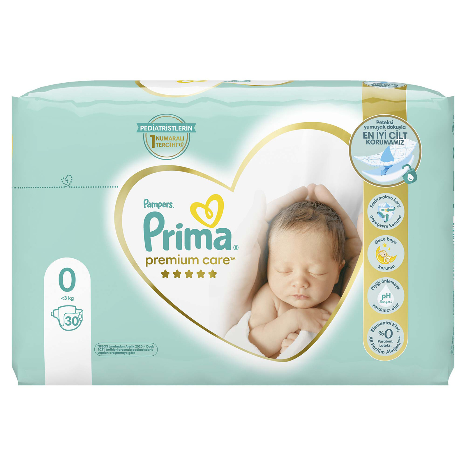 Kaynama Bazen bazen Çılgınlık  Prima Bebek Bezi Premium Care Prematüre Paket 1,5-2,5 kg 30 Adet - ebebek