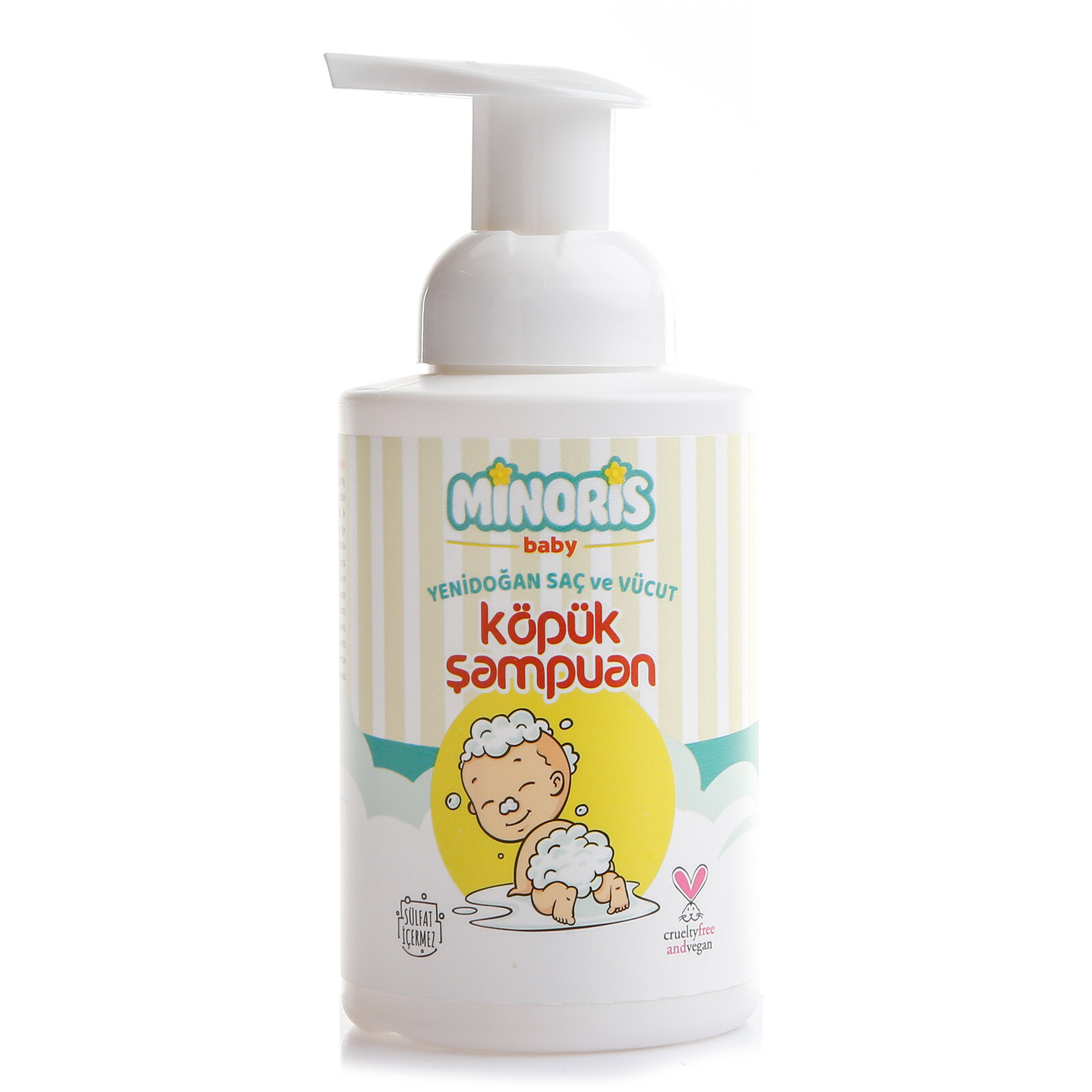 minoris baby organik yenidogan kopuk sampuan 300 ml ebebek