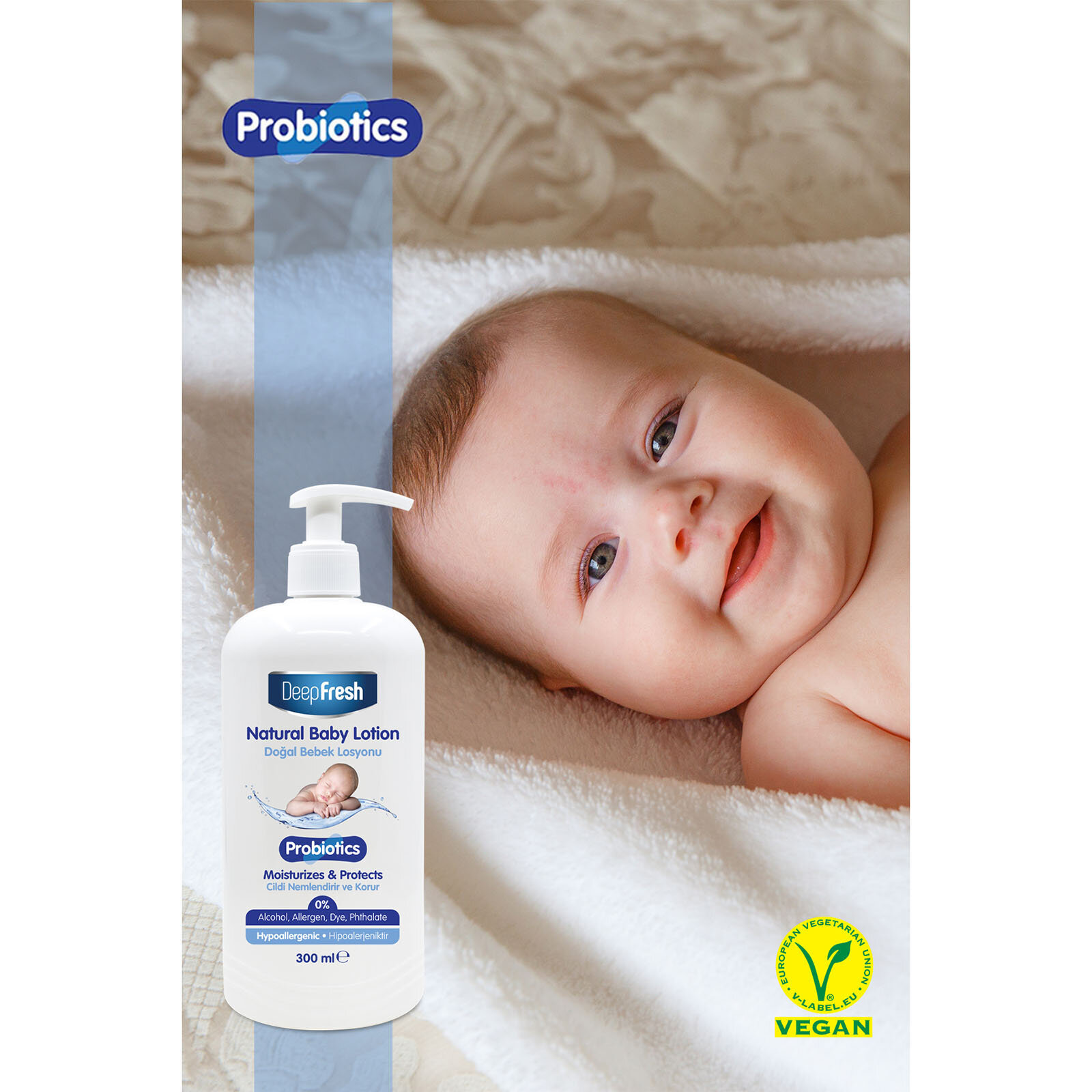 Deep Fresh DeepFresh Probiyotik Bebek Losyonu 300 ml