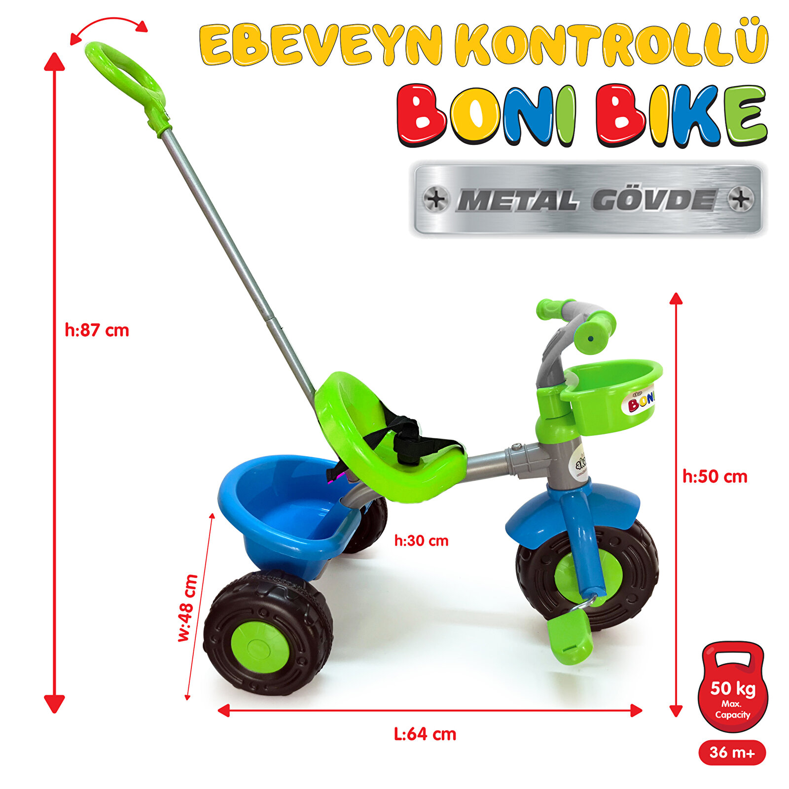 akar boni bike ebeveyn kontrollu bisiklet demonte