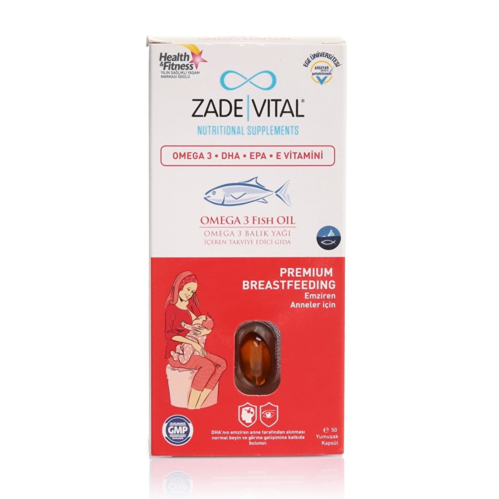 zade vital emziren anneler icin omega 3 balik yagi 50 kapsul