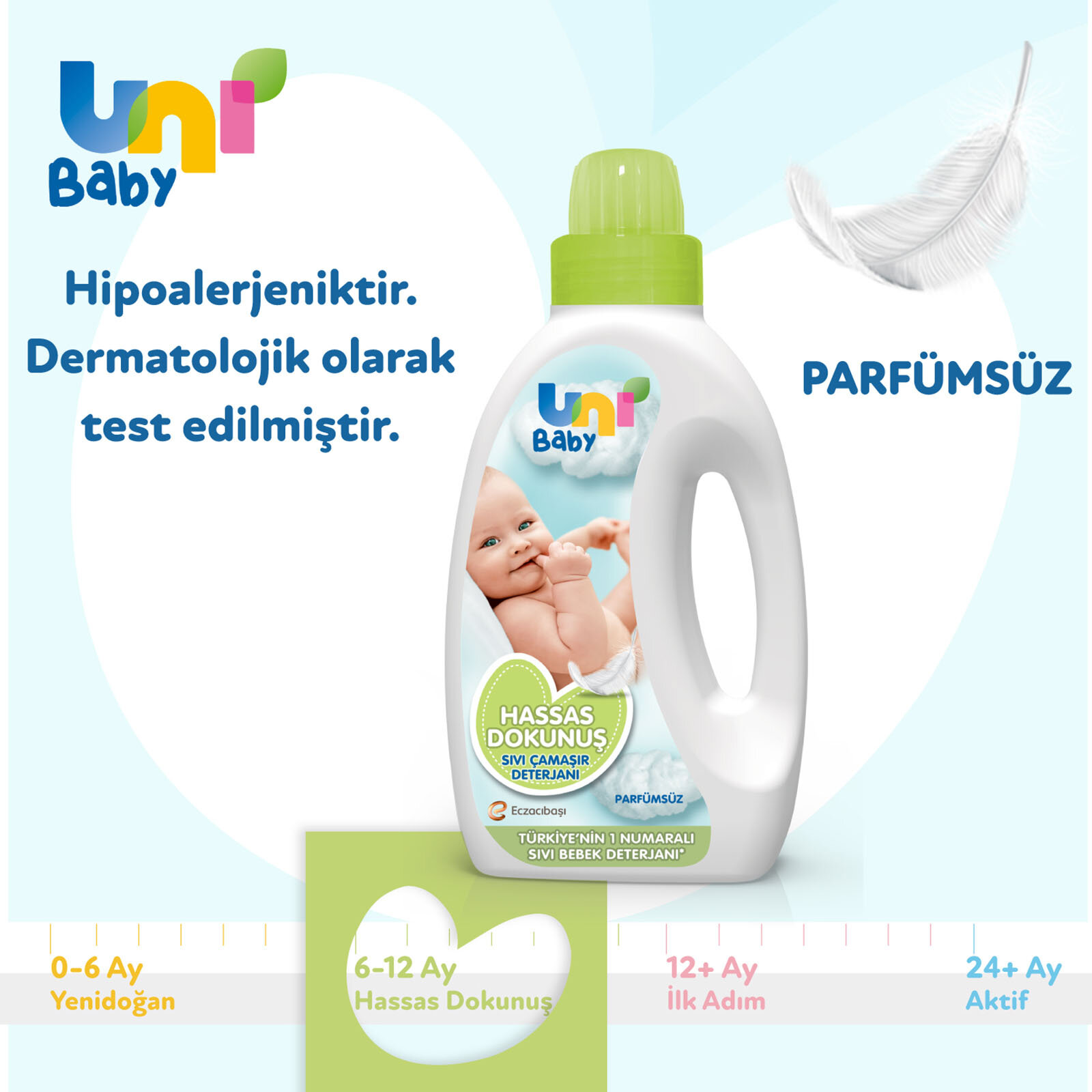 uni baby camasir deterjani sensitive 1500 ml ebebek