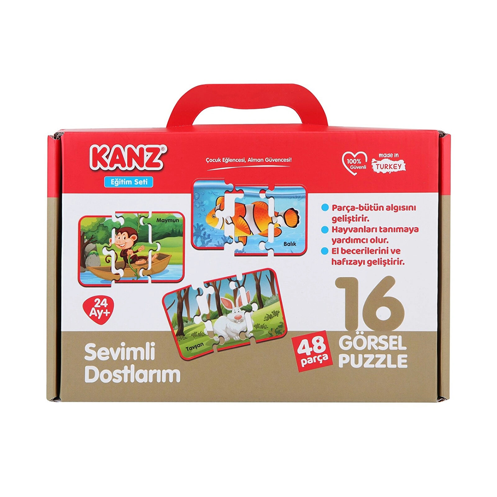 kanz sevimli dostlar puzzle 48 parca