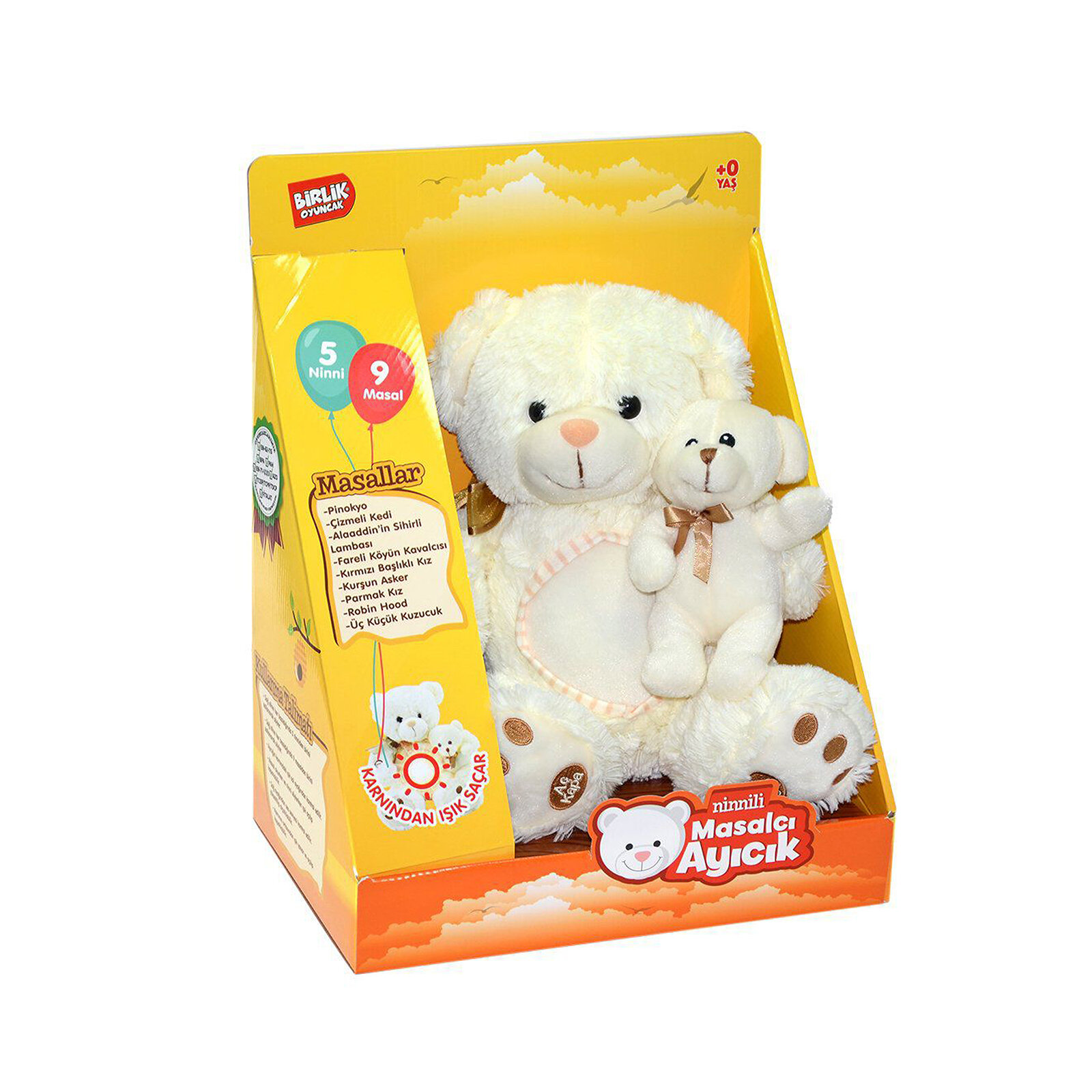 birlik oyuncak turkce masal anlatan pelus ayi ebebek