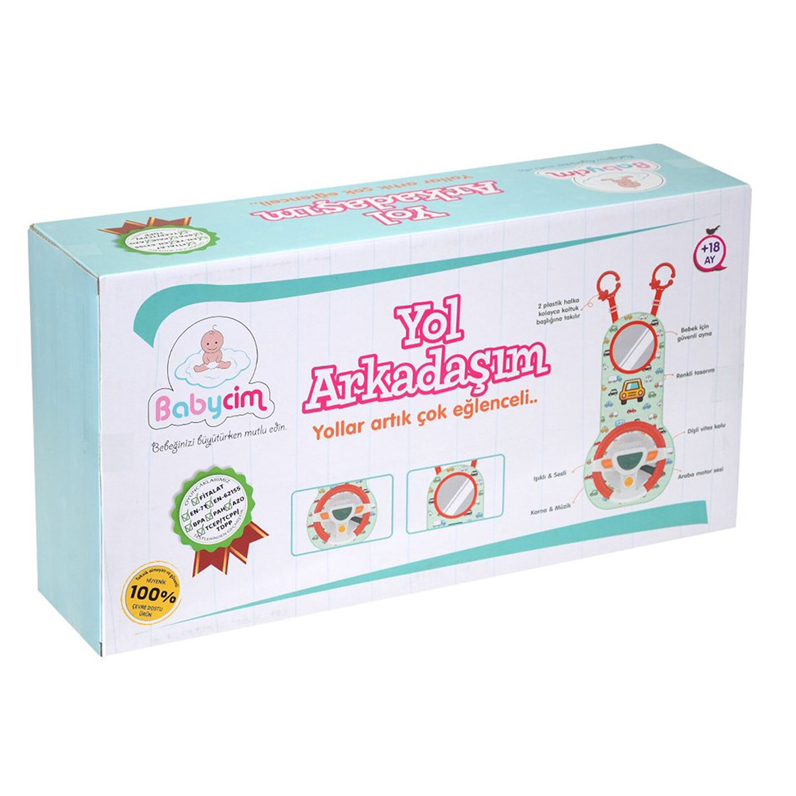 babycim araba oyun arkadasim seti