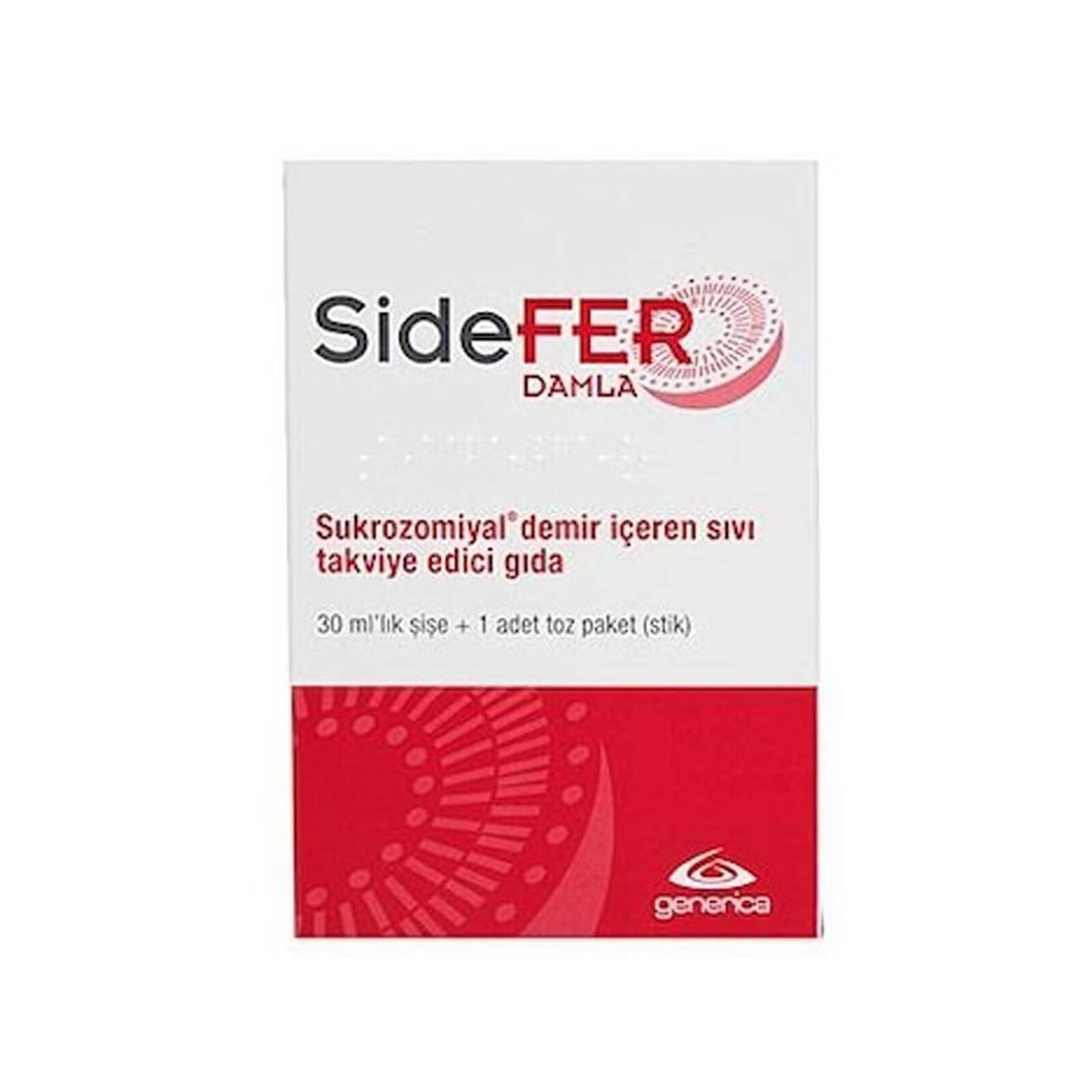 sidefer takviye edici damla 30 ml ebebek
