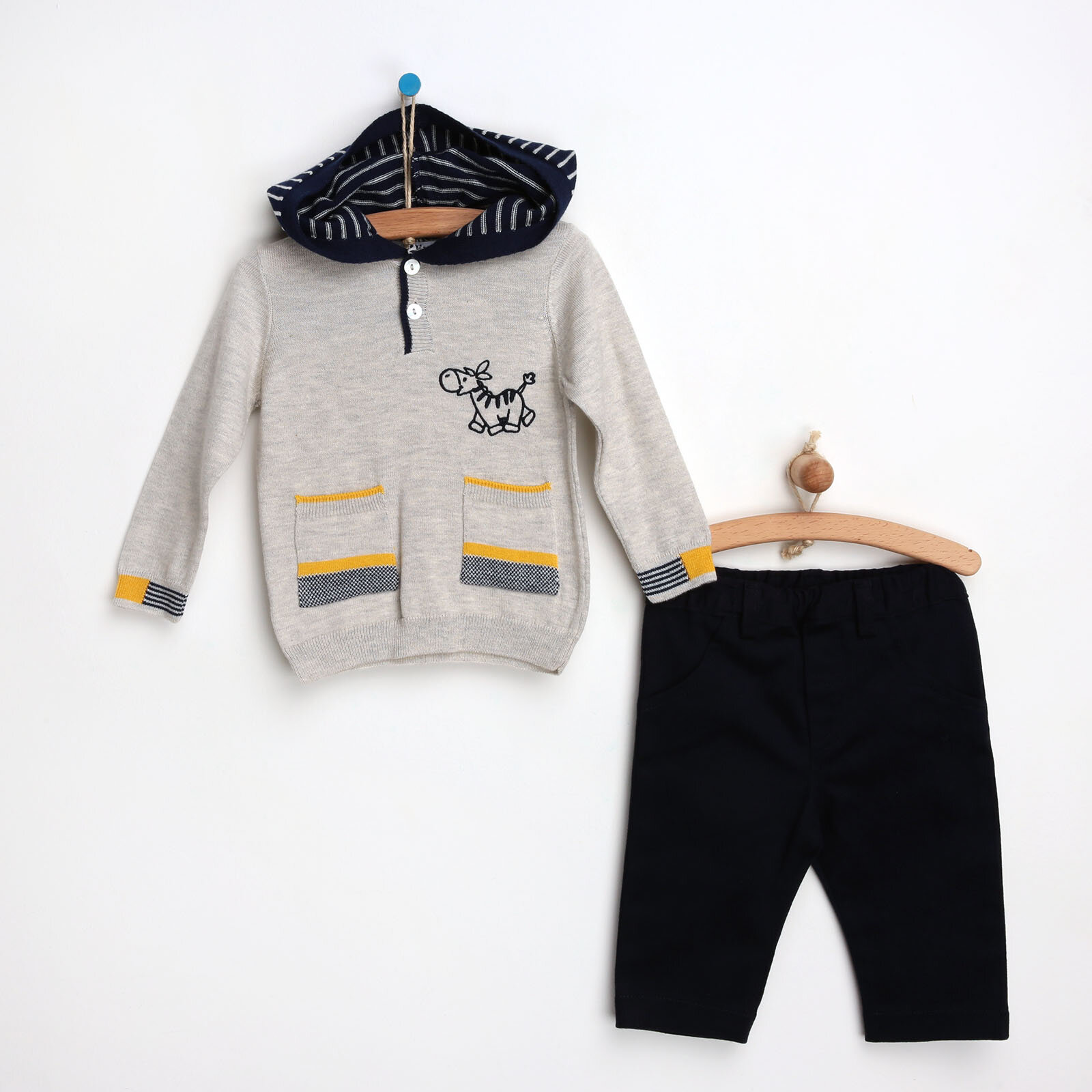 For My Baby Kis Erkek Bebek Sweatshirt Pantolon