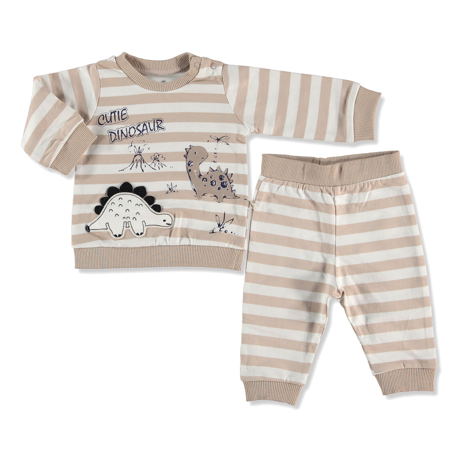 for my baby dino cizgili sweatshirt patiksiz alt ebebek