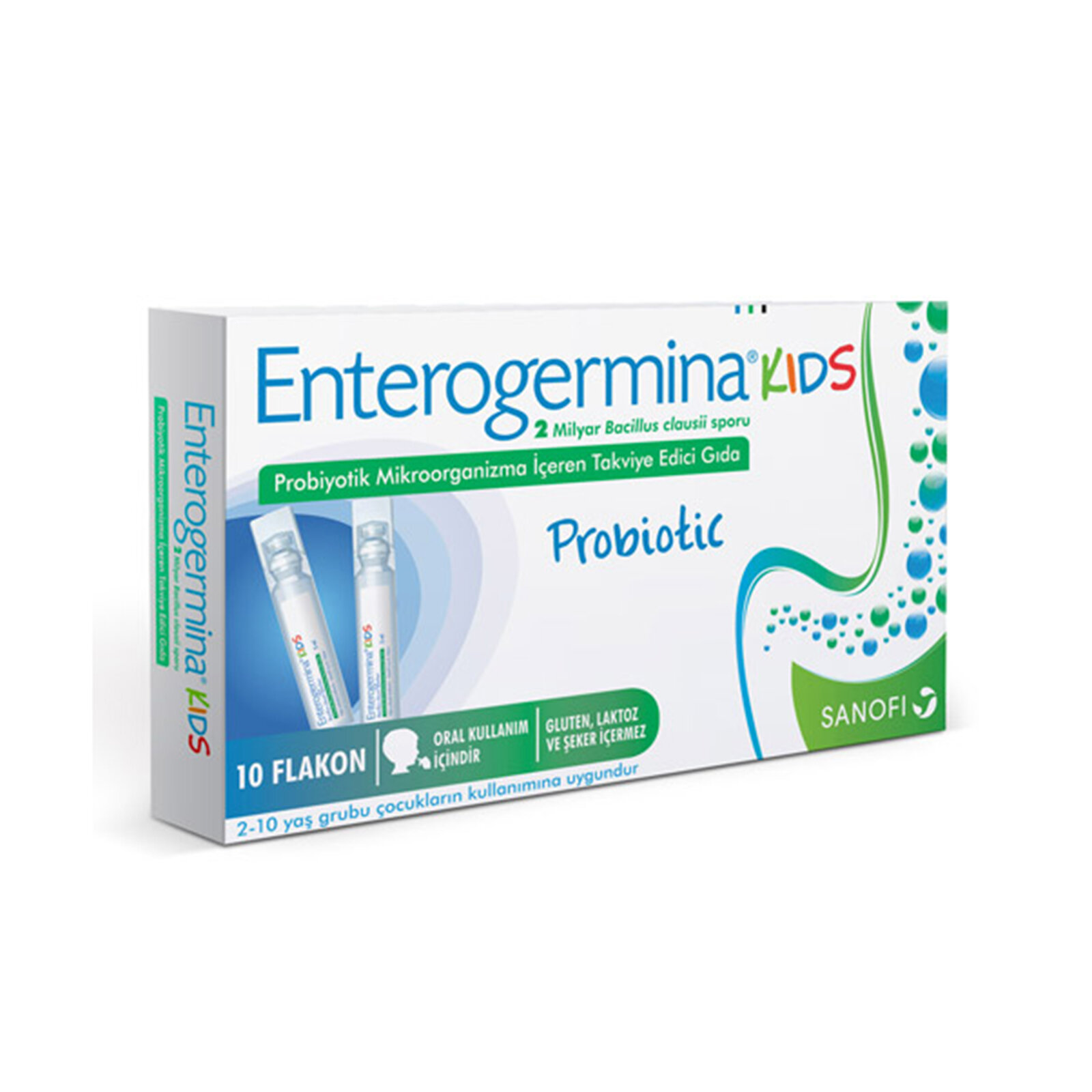 enterogermina pediatrik 5 ml x 10 flakon ebebek