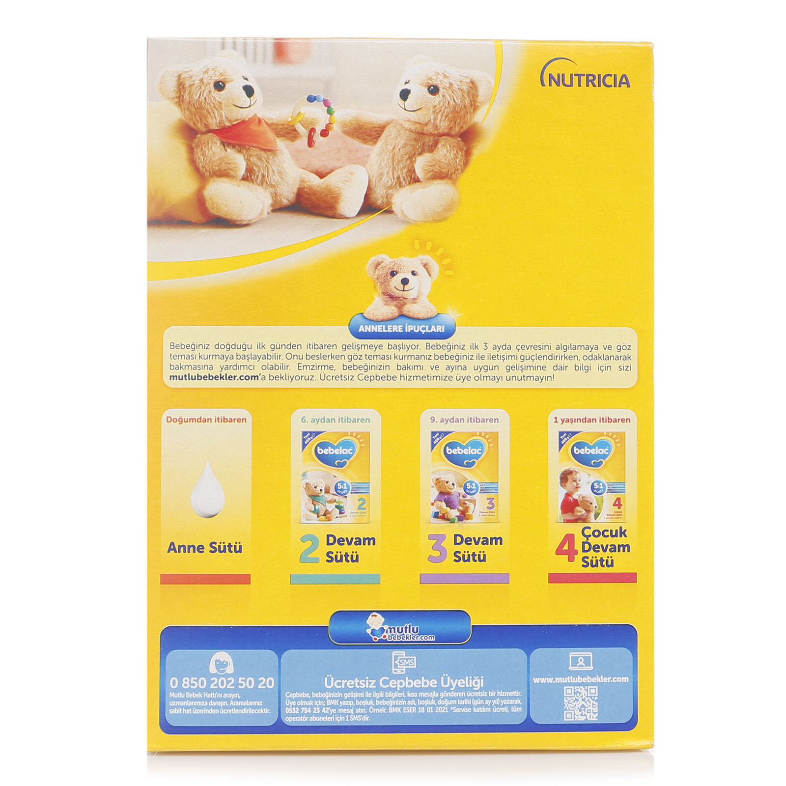 Bebelac 1 Bebek Sütü 400 g 06 Ay ebebek