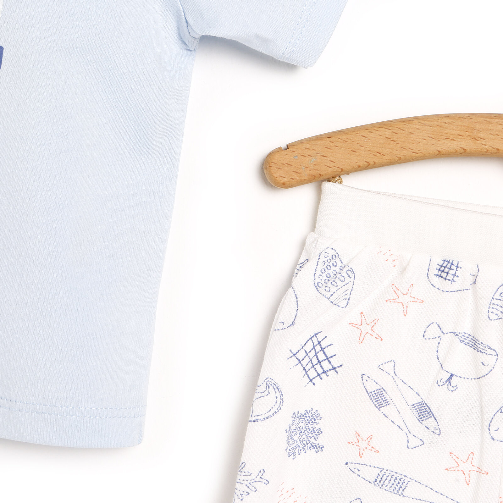 HelloBaby Love The Sea Kısa Kol TshirtŞort ebebek