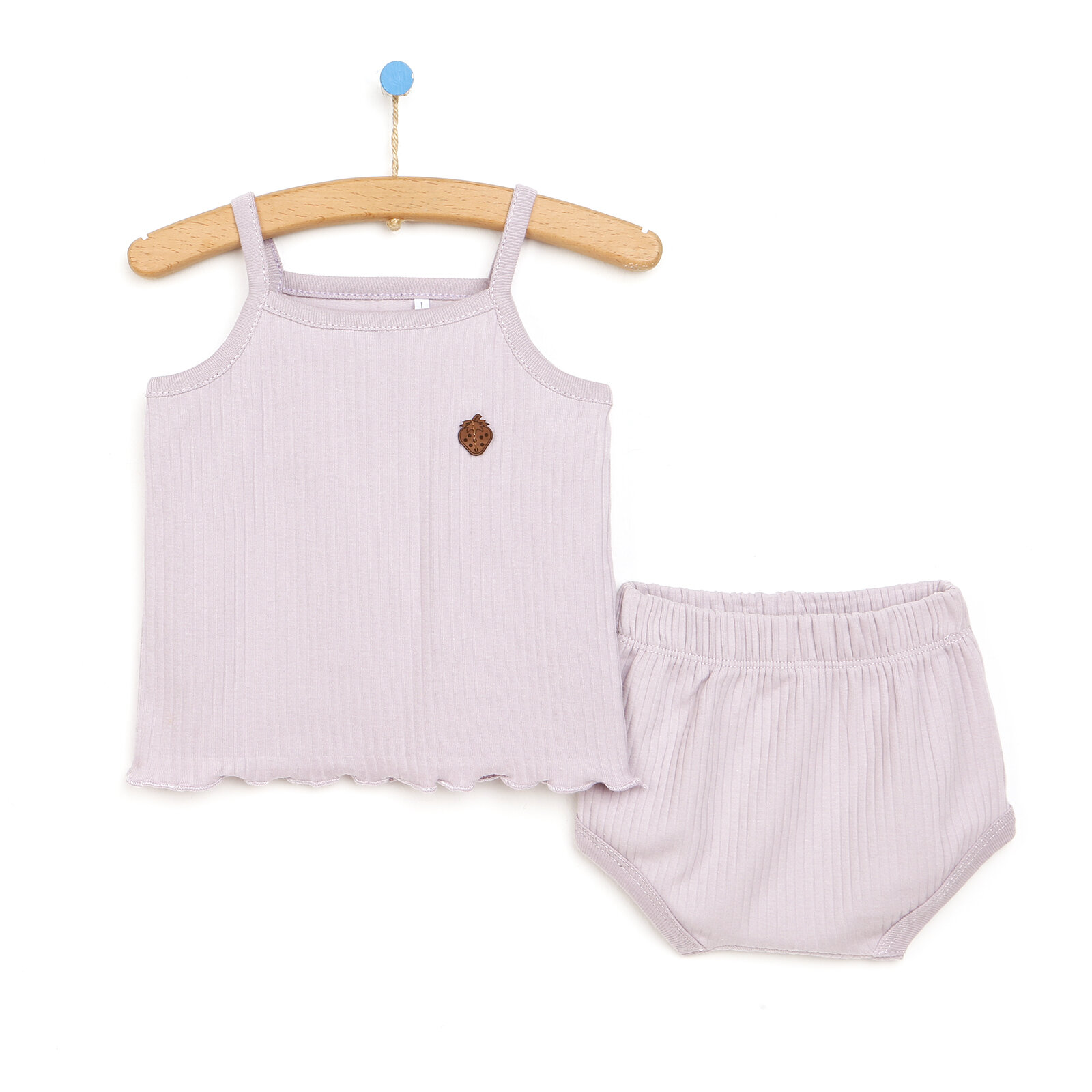 HelloBaby Yenidoğan Kaşkorse İp Askılı TshirtŞort ebebek