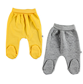 Fun Friends Baby Quilted + Velvet Footed Pants 2 pcs