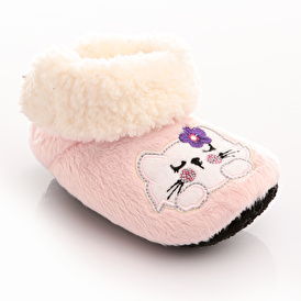 Baby Cat Embroidered House Boots