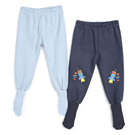 2li Çoraplı Pijama Pantolon
