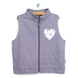 Heart Zippered Organic Vest