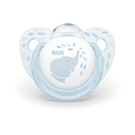 Baby Blue Silicone Pacifier 0-6 Months Single