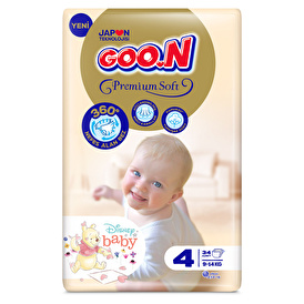 Premium Soft Baby Diaper Size 4 Jumbo Pack 9-14 kg 34 pcs