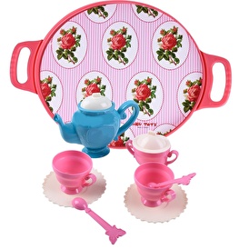 Toys Tea Set with Tray Pink