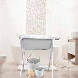 babyjem eko 6 li kuvet seti gri