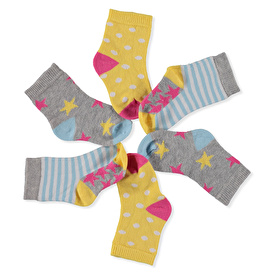 Floral 3-Piece Socks