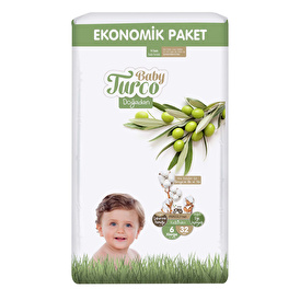 Sleepy Natural Baby Diapers Size 6 Extra Large 15-25 kg 20 pcs