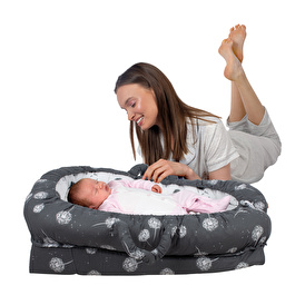 Mother&#39;s Side Baby Reflux Bed Gray