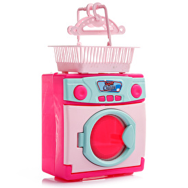 Kutulu Mini Çamaşır Makinesi - Pembe