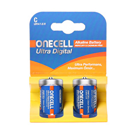 Ultra Digital Alkaline C Battery 2 Pieces