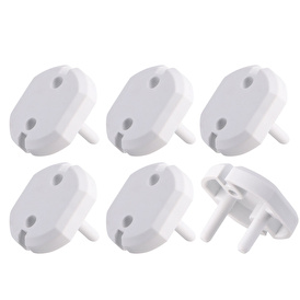 Baby Safety Socket Cover White 6 pcs