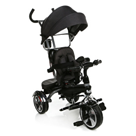 Babyhope BH-9500 Star Ebeveyn Kontrollü Üç Teker Bisiklet  Siyah
