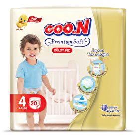 Premium Soft 4 Size Baby Diaper Pants Economic Pack 9-14 kg 22 pcs